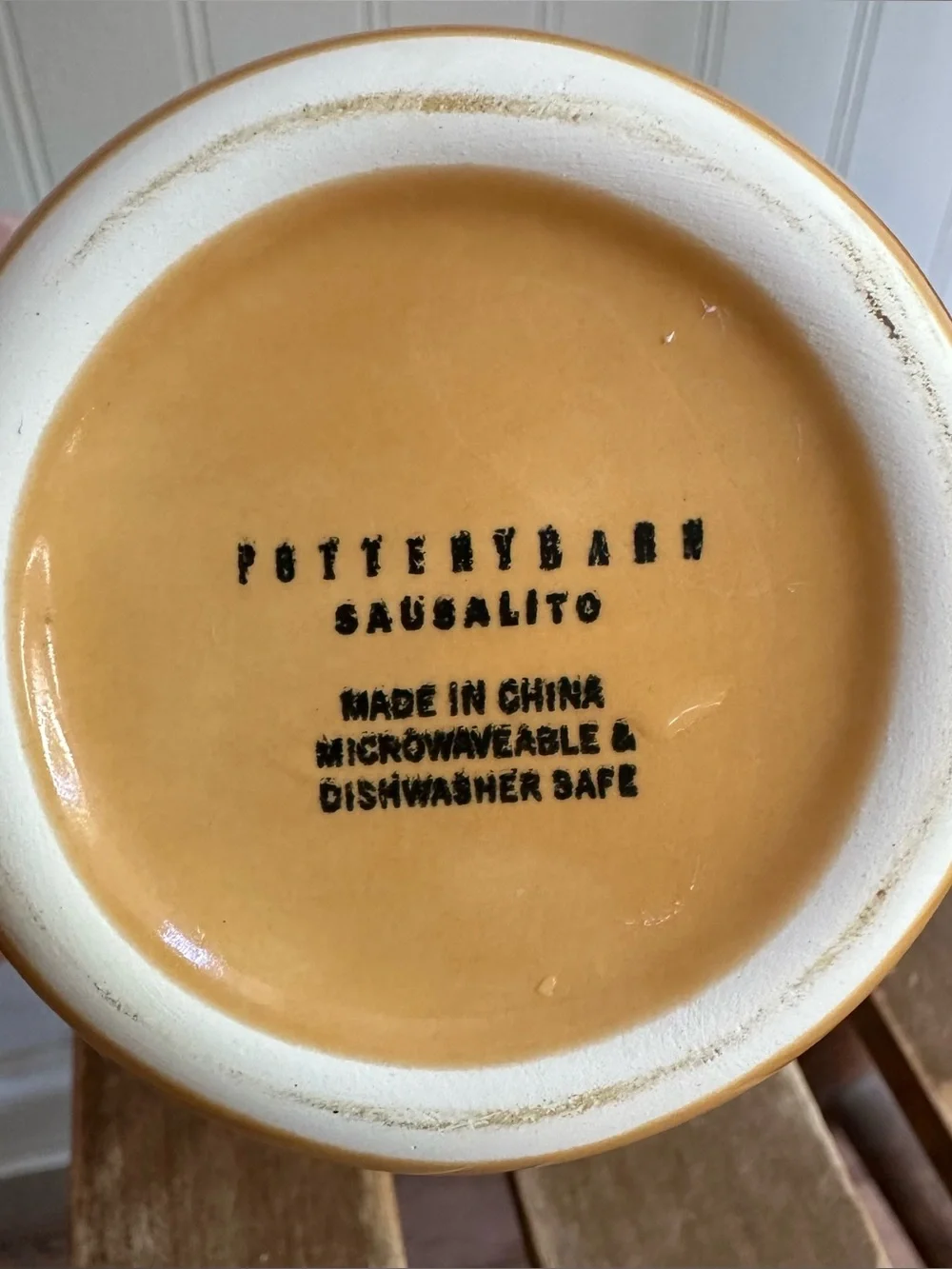 Pottery Barn • small ceramic creamer • Sausalito